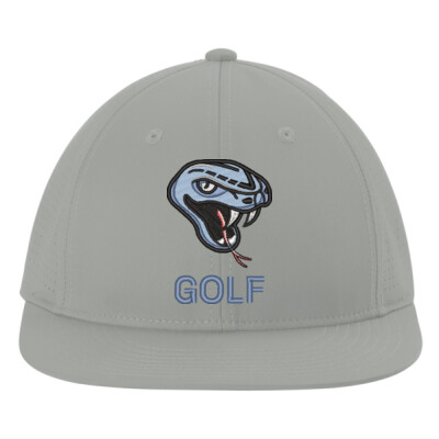 Embroidered Rattlers Golf Perforated Flat Bill Hat Thumbnail