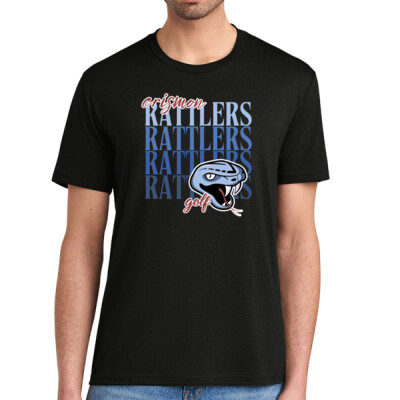 Crismon Rattlers Golf Unisex T-shirt Thumbnail